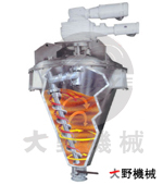 日本大野機(jī)械立式錐形混合機(jī)產(chǎn)品圖